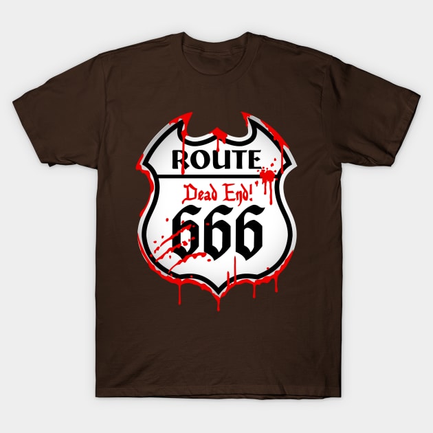 Route 666 T-Shirt by Mystic-Land